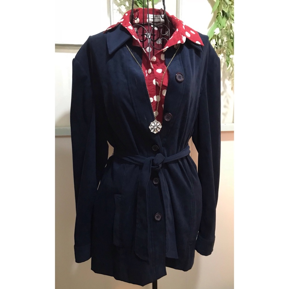 Faux Suede Layering Jacket